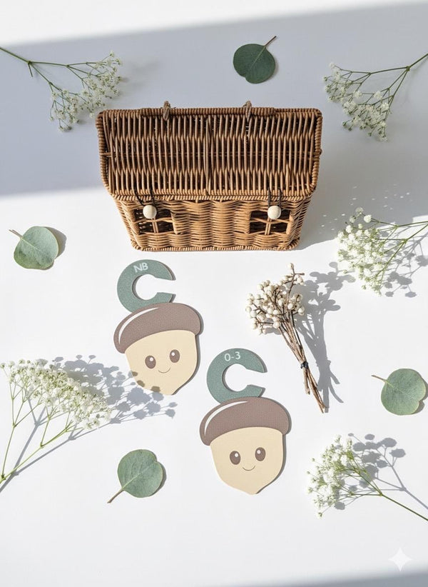 3D-Printed Acorn Closet Dividers – Baby Nursery Wardrobe Organizers