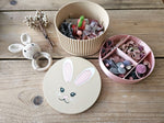 Personalised 3D-Printed Bunny Jewellery Box, Custom Name Storage Case, Rabbit Gift