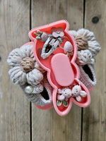 Bunny Shoe Rack: 3D Printed Nursery Organizer, Custom Colors