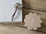 Personalised Scalloped Jewelry Box: Bow Lid Keepsake Organizer
