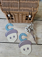 3D-Printed Acorn Closet Dividers – Baby Nursery Wardrobe Organizers