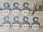 3D-Printed Acorn Closet Dividers – Baby Nursery Wardrobe Organizers