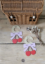 Baby Double Sided Closet Dividers – Cherry Design Clothing Organizer for Newborn to Toddler