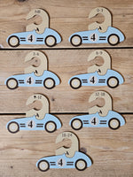 Nursery Closet Dividers: Retro Racing Car Theme, Baby Clothes Organizer