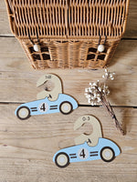 Nursery Closet Dividers: Retro Racing Car Theme, Baby Clothes Organizer