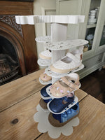 Nursery Shoe Rack – Giraffe Theme Organiser, Custom Baby Room Decor
