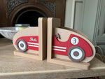 Personalised 3D Printed Retro Car Bookends: Nursery Decor