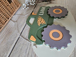 Personalized Vintage Truck Name Sign, Custom Baby Boy Nursery Decor