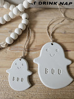 Personalised Ghost Keychain or Bag Tag: Spooky Halloween Charm