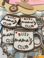 Personalised Mom Keychain: Busy Mama’s Club Coffee Mug Gift