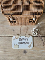 Personalized Play Kitchen Sign: 3D Printed Kids' Kitchen Decor