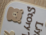Personalized 3D Printed Story Time Sign, Scandinavian Nursery Decor, Baby Name Art
