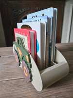Personalized Monster Truck Book Storage, Kids Book Organizer, Nursery Decor Boy, PLA Plastic