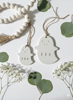Personalised Ghost Keychain or Bag Tag: Spooky Halloween Charm