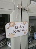 Personalized Play Kitchen Sign: 3D Printed Kids' Kitchen Decor