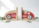 Personalised 3D Printed Retro Car Bookends: Nursery Decor
