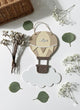 Personalised Hot Air Balloon and Cloud Wall Sign: Pastel Nursery Decor