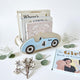 Personalized Retro Race Car Bookshelf, 3D Printed Toy Storage, Nursery Decor