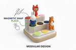 Modular Toniebox & Toniebox 2 Docking Station with Magnetic Hold | Expandable Tonies Storage Stand | Personalised Kids Room Display