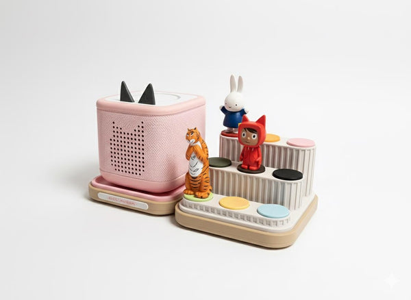Modular Toniebox & Toniebox 2 Docking Station with Magnetic Hold | Expandable Tonies Storage Stand | Personalised Kids Room Display