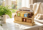 Personalised Baby Countdown Blocks: Pregnancy Countdown, Arrival Tracker, New Parent Gift
