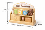 Personalised Baby Countdown Blocks: Pregnancy Countdown, Arrival Tracker, New Parent Gift