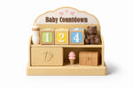 Personalised Baby Countdown Blocks: Pregnancy Countdown, Arrival Tracker, New Parent Gift