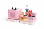 Modular Pink Toniebox & Toniebox 2 Docking Station with Magnetic Hold | Expandable Tonies Storage Stand