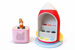Rocket Toniebox Stand & Shelf | Large 3D Printed Toy Display , Tonies Holder