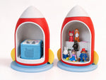 Rocket Toniebox Stand & Shelf | Large 3D Printed Toy Display , Tonies Holder