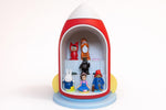 Rocket Toniebox Stand & Shelf | Large 3D Printed Toy Display , Tonies Holder