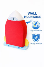 Rocket Toniebox Stand & Shelf | Large 3D Printed Toy Display , Tonies Holder