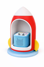Rocket Toniebox Stand & Shelf | Large 3D Printed Toy Display , Tonies Holder