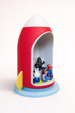 Rocket Toniebox Stand & Shelf | Large 3D Printed Toy Display , Tonies Holder