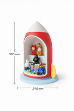 Rocket Toniebox Stand & Shelf | Large 3D Printed Toy Display , Tonies Holder
