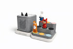 Modular Grey Toniebox & Toniebox 2 Docking Station with Magnetic Hold | Expandable Tonies Storage Stand