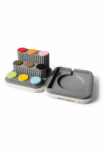 Modular Grey Toniebox & Toniebox 2 Docking Station with Magnetic Hold | Expandable Tonies Storage Stand