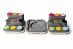 Modular Grey Toniebox & Toniebox 2 Docking Station with Magnetic Hold | Expandable Tonies Storage Stand