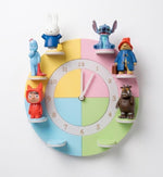 Personolised Tonies Holder Wall Clock Shelf | Magnetic Display | Modern Wall Decor