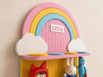 Personalised Sunshine Rainbow Tonie Shelf & Toniebox Dock | Tonibox Storage Display