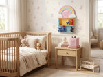 Personalised Sunshine Rainbow Tonie Shelf & Toniebox Dock | Tonibox Storage Display