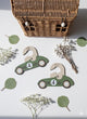Baby Closet Dividers, Retro Racing Car Nursery Organizer, Vintage Style Clothes Separators