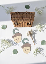 3D-Printed Acorn Closet Dividers – Baby Nursery Wardrobe Organizers