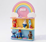 Personalised Grey Mist Rainbow Tonie Shelf & Toniebox Dock | Tonibox Storage Display