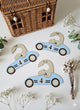 Nursery Closet Dividers: Retro Racing Car Theme, Baby Clothes Organizer