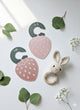 Double Sided Closet Dividers – Nursery Organizer for 0–24 Months Toddler Clothes, Strawberry Theme