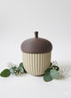 3D Printed Acorn Box, Woodland Decor, Jewelry Storage Container, Nature Inspired Storage