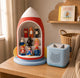 Rocket Toniebox Stand & Shelf | Large 3D Printed Toy Display , Tonies Holder
