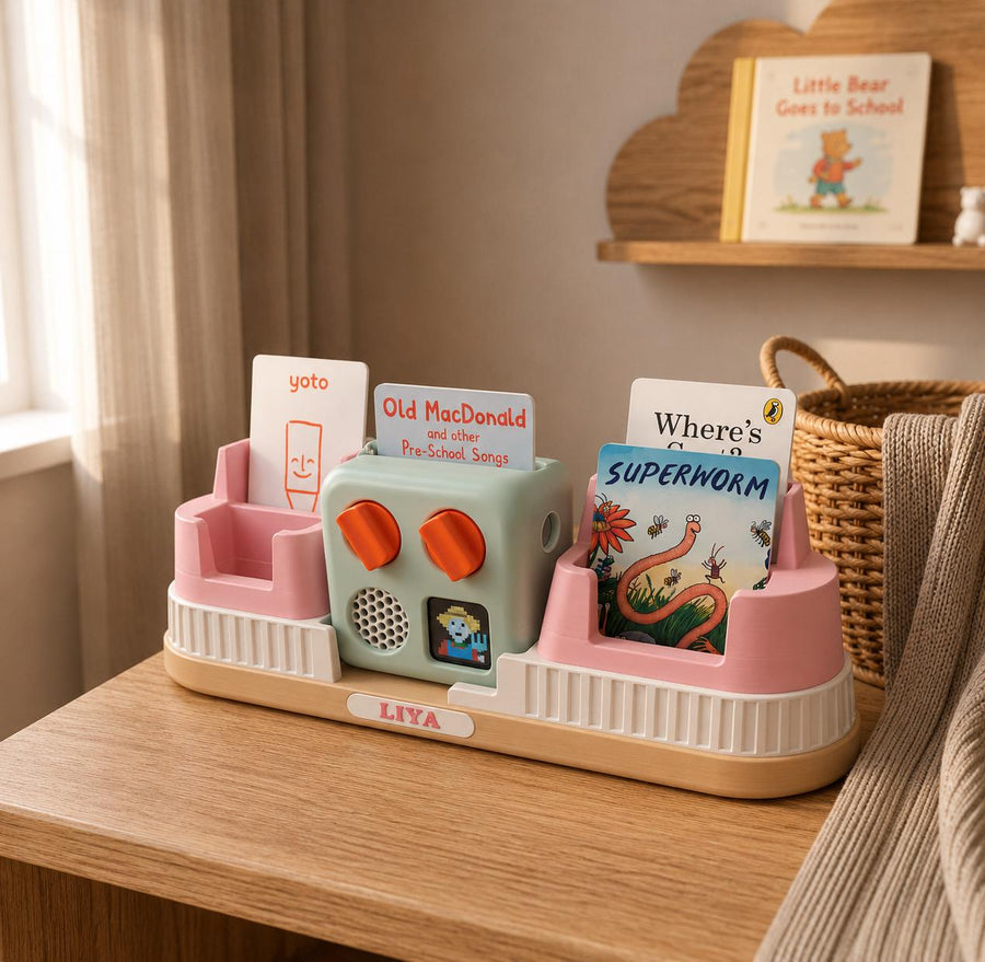 Personalized Yoto Mini Player Dock | Card Organizer Stand, 3D Printed PLA Storage